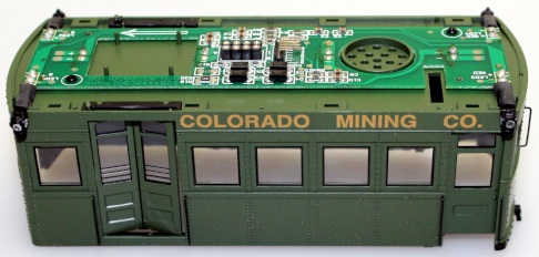 Railbus Shell - Colorado Mining Co ( On30 Railbus & Trailer )